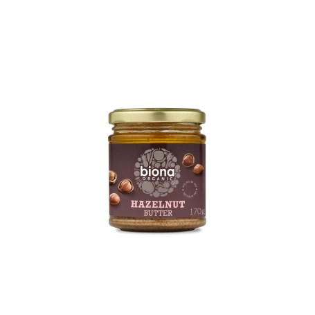 Unt de alune de padure eco-bio 170g Biona