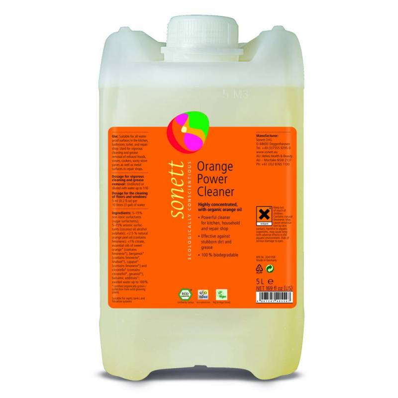 Detergent ecologic universal concentrat cu ulei de portocale 5L -