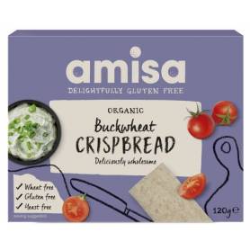 Crispbread (painici) din hrisca integrala fara gluten eco-bio 120g - Amisa