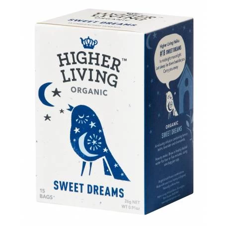 Ceai SWEET DREAMS eco-bio, 15 plicuri, Higher Living