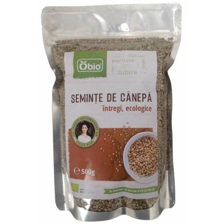 Seminte de canepa 500g intregi eco-bio OBio