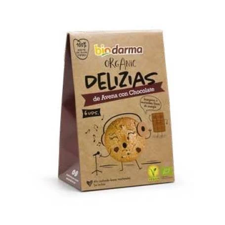 Biscuiti din ovaz cu ciocolata ECO-BIO 45g Bio Darma