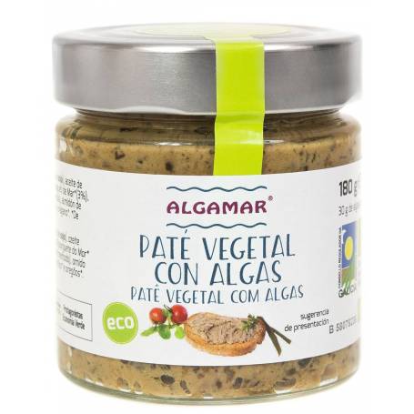 Pate vegetal cu alge marine eco-bio 200g - Algamar