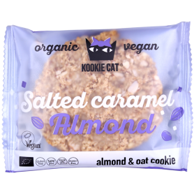 Cookie cu migdale si caramel sarat, fara gluten, eco-bio 50g