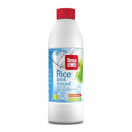 Lapte de orez natural bio (flacon) 1l - Lima
