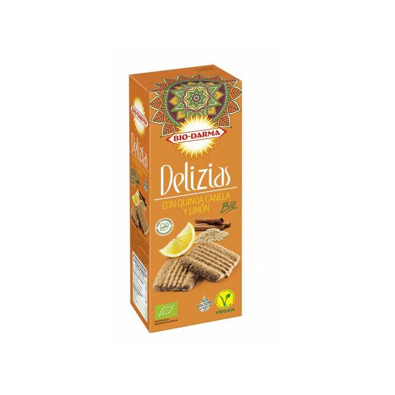 Biscuiti din ovaz cu quinoa, scortisoara si lamaie ECO-BIO 125g Bio