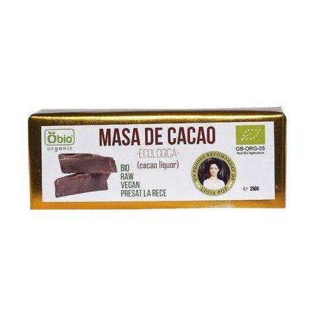 Cacao liquor - masa de cacao - raw eco-bio 250g - Obio