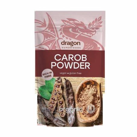 PUDRA DE CAROB (ROSCOVE) BIO 200g - Dragon Superfoods