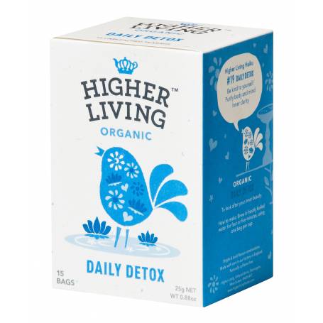 Ceai DAILY DETOX eco-bio, 15 plicuri, Higher Living