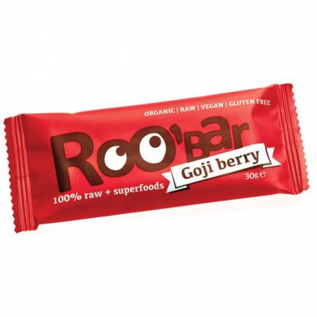 Baton raw bio cu goji 30g ROO BAR