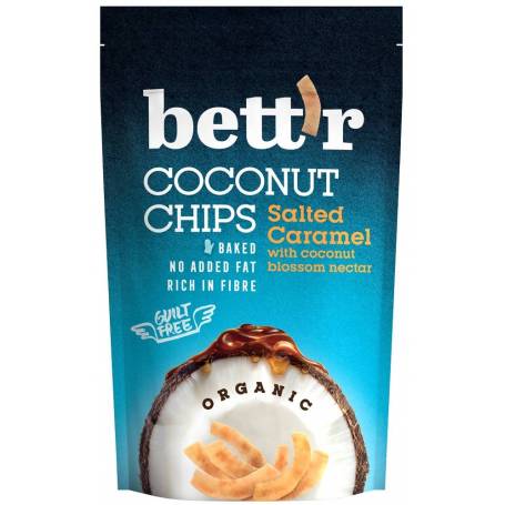 Chips de cocos si caramel sarat eco-bio 70g - Bettr
