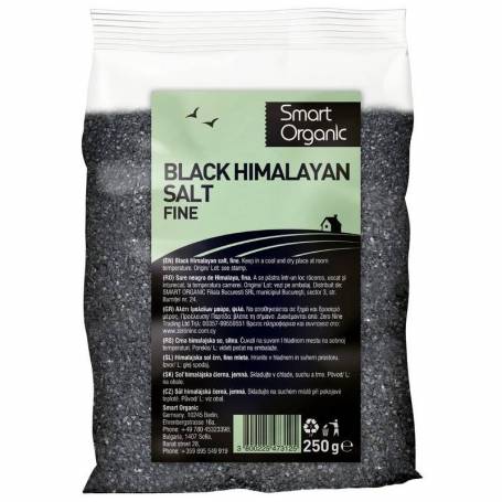 Sare neagra de Himalaya fina 250g - Dragon Superfoods