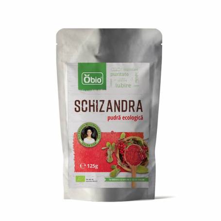 Schizandra pulbere raw eco-bio 125g - Obio