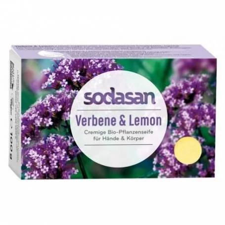 Sapun crema ecologic cu verbina 100gr - SODASAN