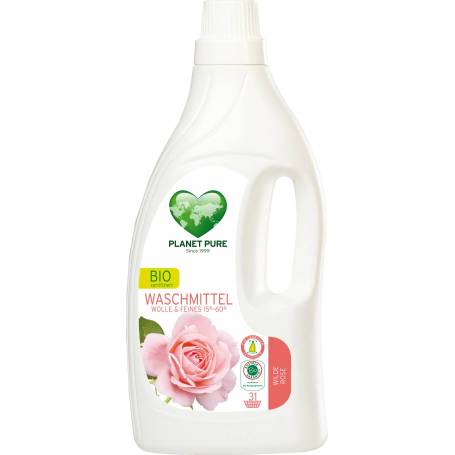 Detergent pentru lana si matase - trandafir salbatic, eco-bio 1.55L Planet Pure