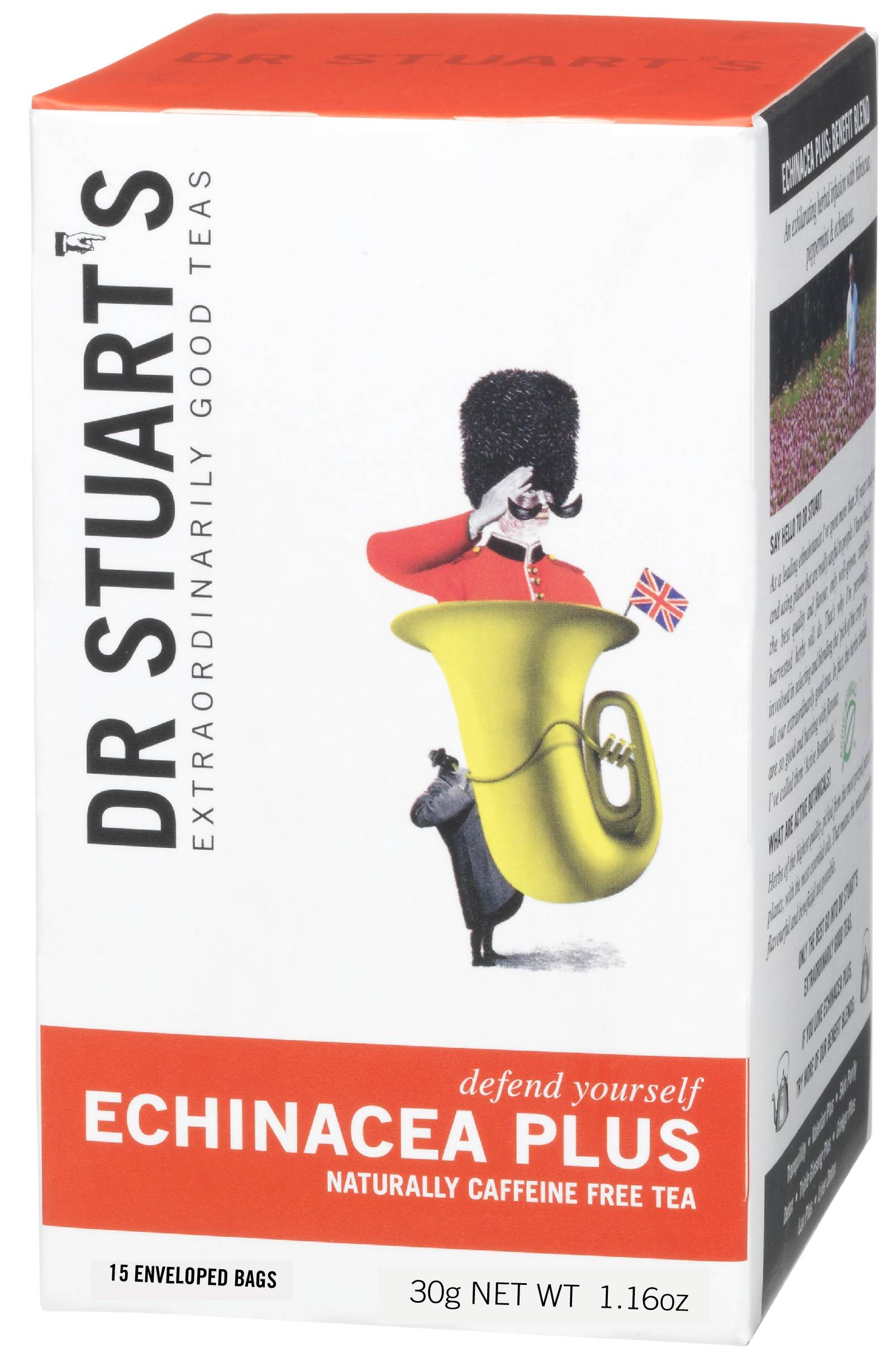 Ceai echinacea plus,15plicuri - dr. stuarts