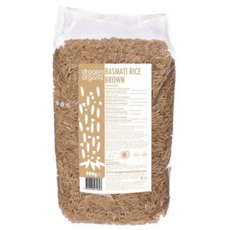 Orez basmati brun eco-bio 500g - Dragon Superfoods