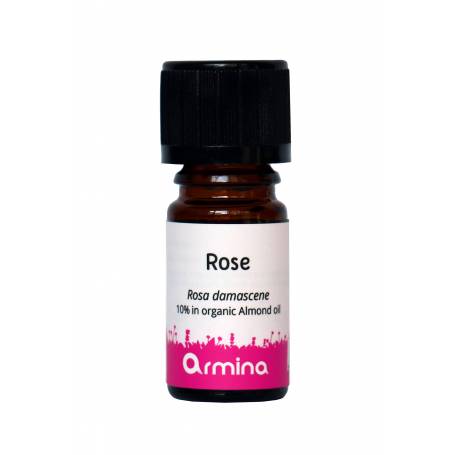 Ulei esential de trandafir (rosa damascena) in ulei de migdale eco-bio 5ml - Armina