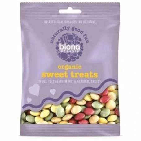 Dropsuri de ciocolata colorate Carnaval eco-bio 60g Biona