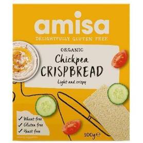 Crispbread (painici) cu naut fara gluten eco-bio 100g, Amisa