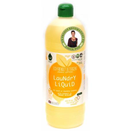 Detergent eco lichid rufe albe si colorate portocale 1l BIOLU