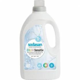 Detergent bio lichid rufe albe si color sensitiv hipoalergen 1,5l SODASAN