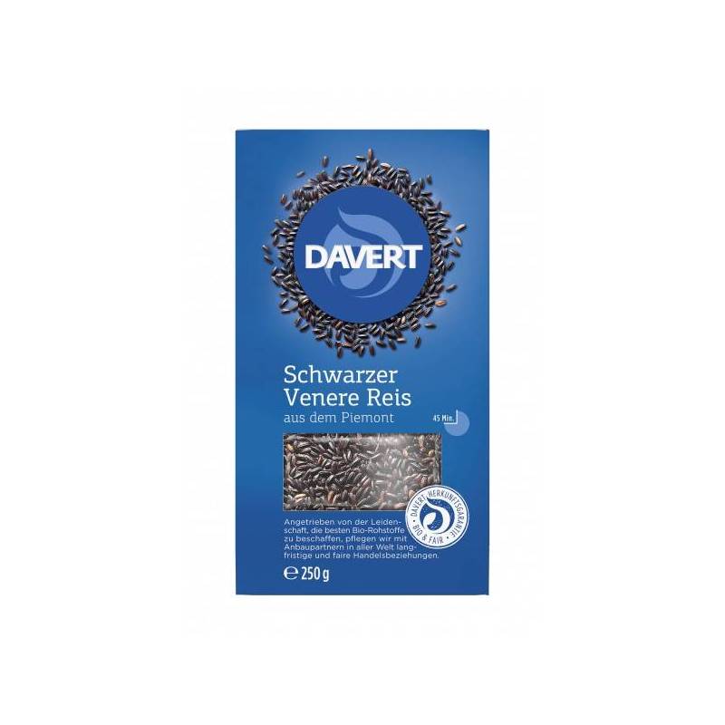 Orez negru, eco-bio, 250g - DAVERT