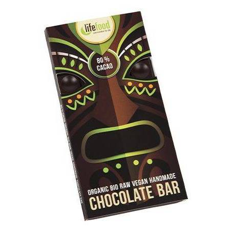 Ciocolata cu 80% cacao raw eco-bio 35g - Lifefood