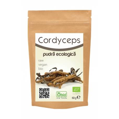 Cordyceps (Cordyceps sinensis) pulbere eco-bio 60g - Obio