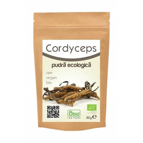 Cordyceps (Cordyceps sinensis) pulbere eco-bio 60g - Obio