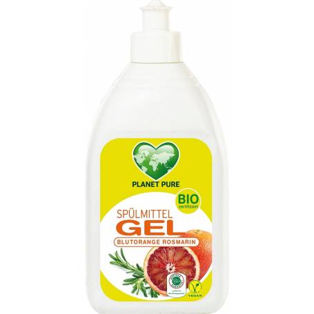 Detergent gel pentru vase - portocale rosii, eco-bio 500ml Planet Pure