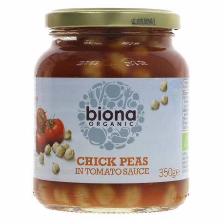 Naut in sos de tomate eco-bio 350g Biona