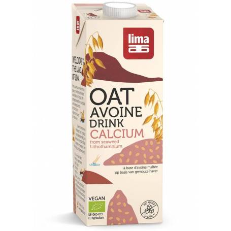 Lapte de ovaz cu calciu eco-bio 1L - Lima