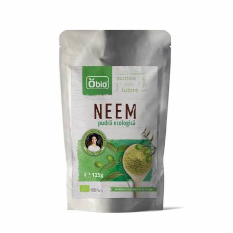 Neem pulbere raw bio 125g - OBio