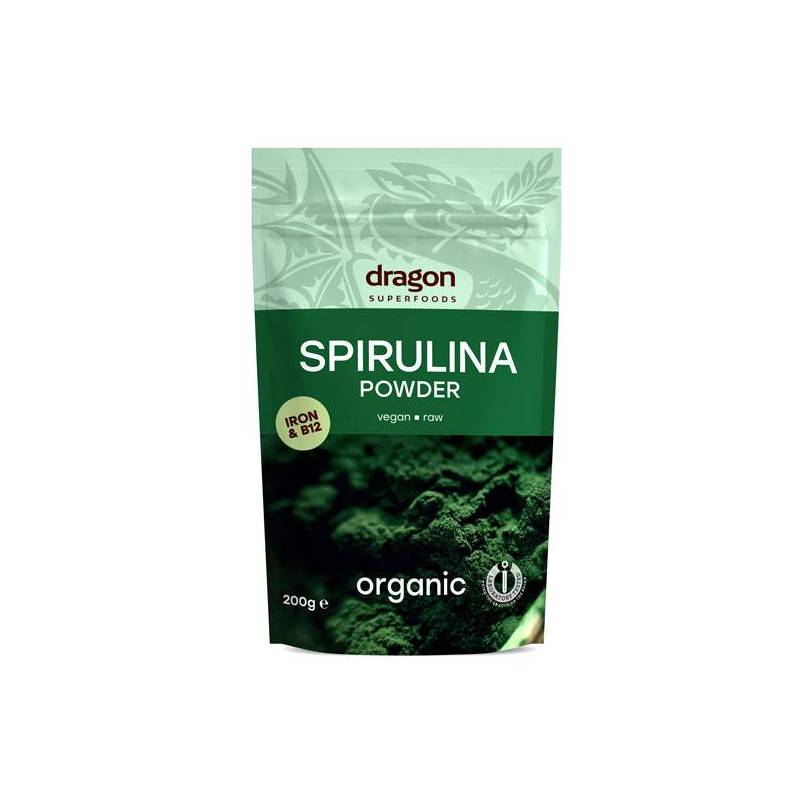 Spirulina pulbere eco-bio 200g - Dragon Superfoods