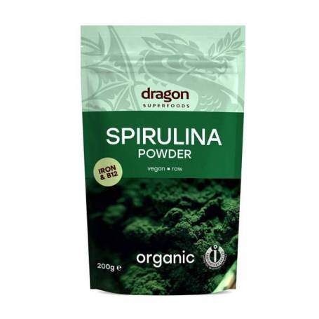 Spirulina pulbere eco-bio 200g - Dragon Superfoods