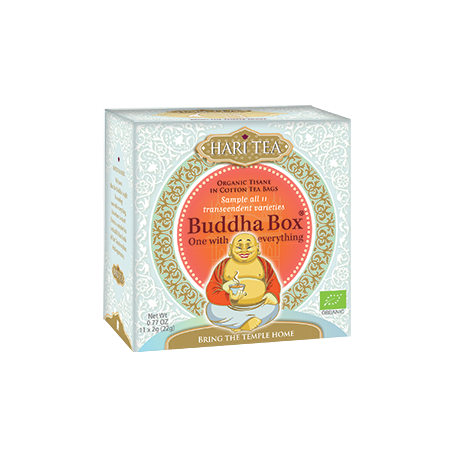 Ceai premium - Budha Box - cutie cu toate cele 11 ceaiuri Hari Tea eco-bio 11dz