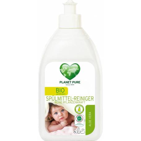 Detergent de vase pentru copii aloe vera  bio 510ml, Planet Pure