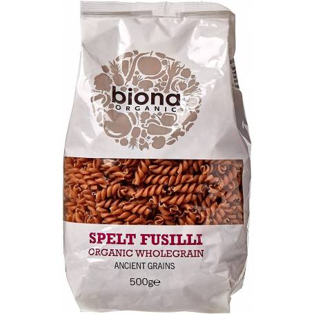 Fusilli integrale din spelta eco-bio 500g Biona