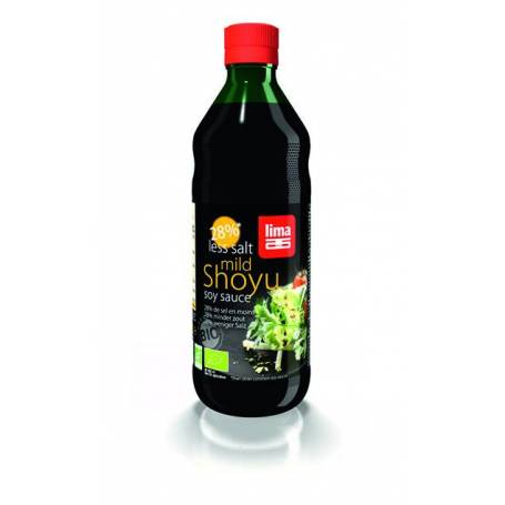 Sos de soia Shoyu eco-bio cu continut redus de sare 250ml - Lima