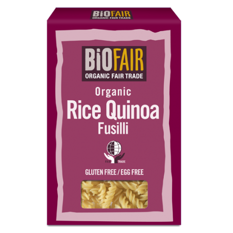 Fusilli din orez si quinoa fara gluten eco-bio 250g - Biofair