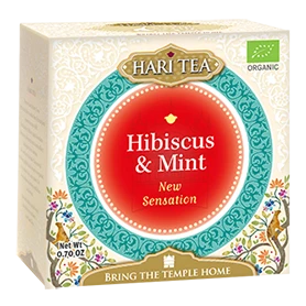 Ceai premium- New Sensation - hibiscus si menta eco-bio 10dz - Hari Tea