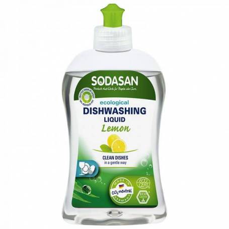 Detergent vase bio lichid lamaie 500ml Sodasan 