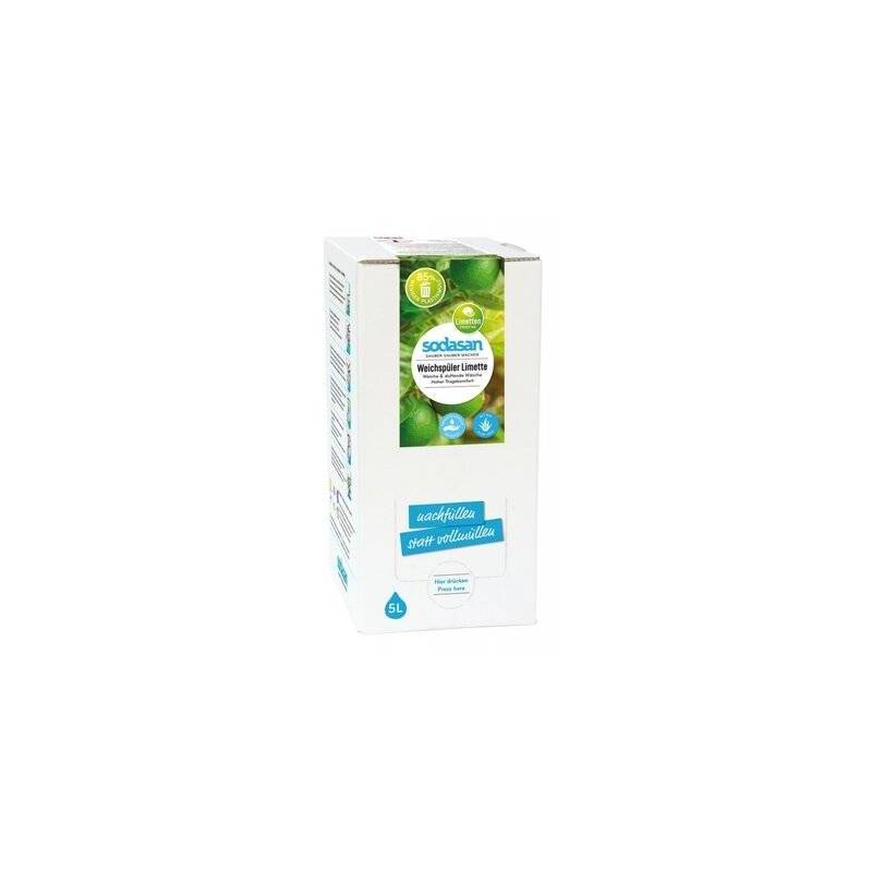 Balsam bio pentru rufe cu Lime, 5L, Sodasan