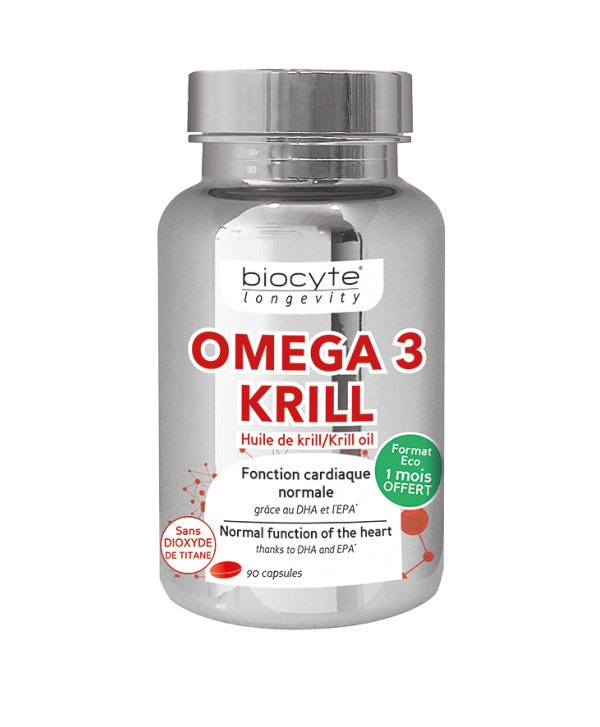 Omega 3 krill 1500mg, 90 capsule - biocyte