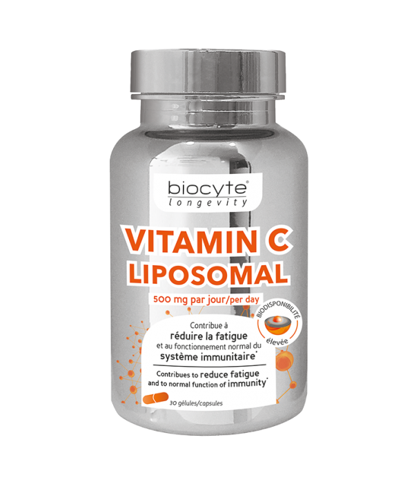 Vitamina c lipozomala 500mg, 30 capsule - biocyte