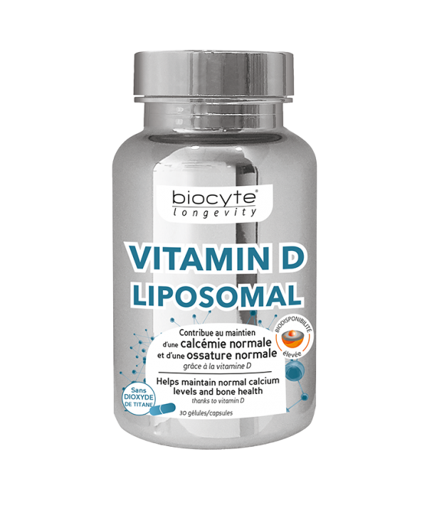 Vitamina d lipozomala, 50µg - 2000 ui, 30 capsule - biocyte