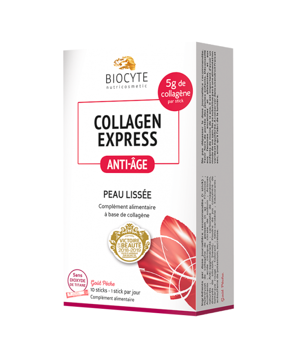 Collagen express 5000mg, 10 plicuri - biocyte