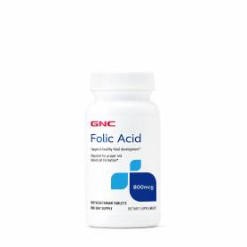 ACID FOLIC, 800 MCG, 100 CAPSULE - GNC