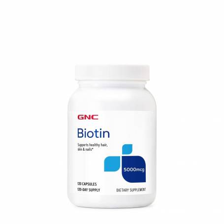 BIOTINA 5000 MCG 120CAPSULE - GNC